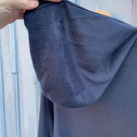 John Varvatos LUXE Navy Wool Hoodie Sweater, size XXL - Picture 8 of 8